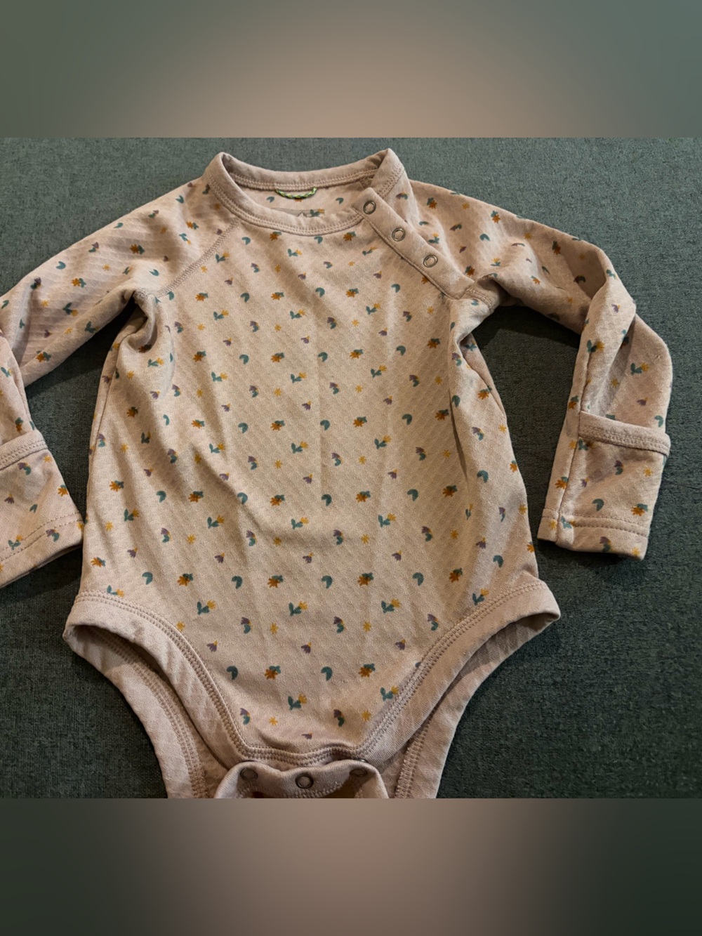 Patagonia Floral-Print Long-Sleeve Capilene Base Layer Onesie